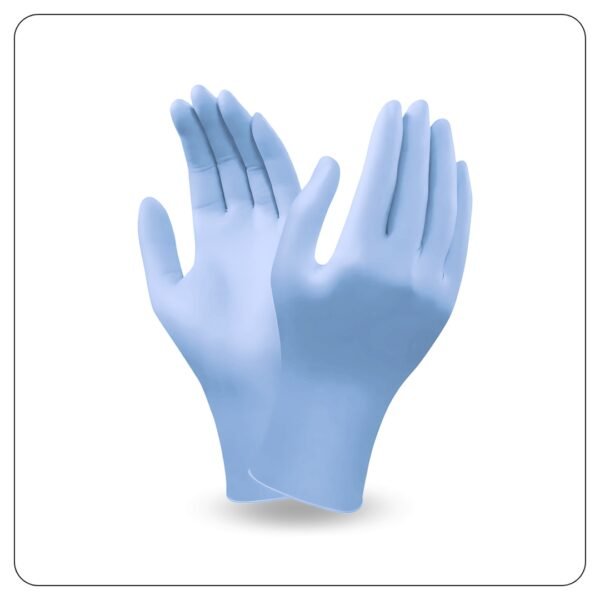 Gloves Nitrile Blue Pf / Medical Disposable Gloves / Size S /  Everfit / Powder Free