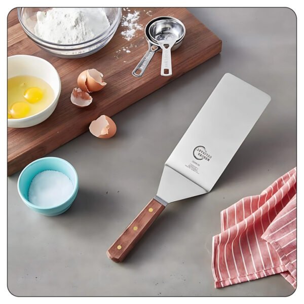 Heavy-Duty Turner with Rosewood Handle 8"x4" - Image 4