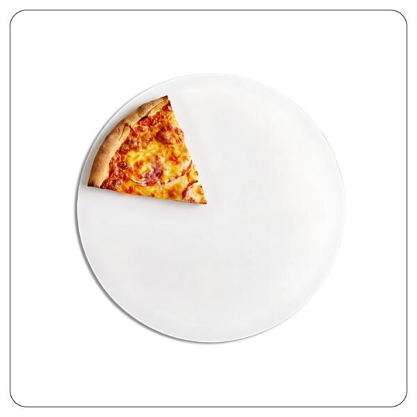 12" White Corrugated Pizza Circle - Image 2