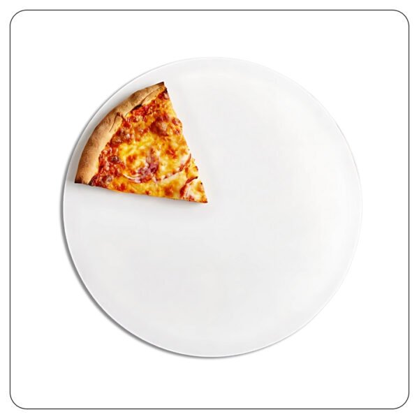 16" White Corrugated Pizza Circle - Image 2