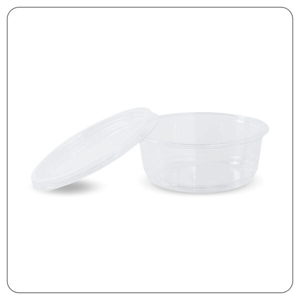 Soup Container Clear 8 Oz With Lids