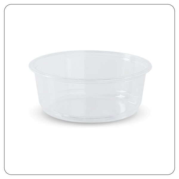 Soup Container Clear 8 Oz With Lids - Image 2