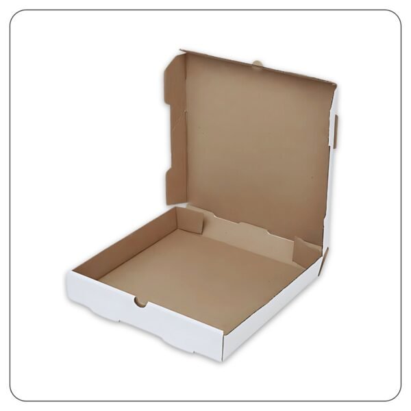 12x12x2 Corrugated Plain Pizza Box Bulk Pack Kraft - Image 3