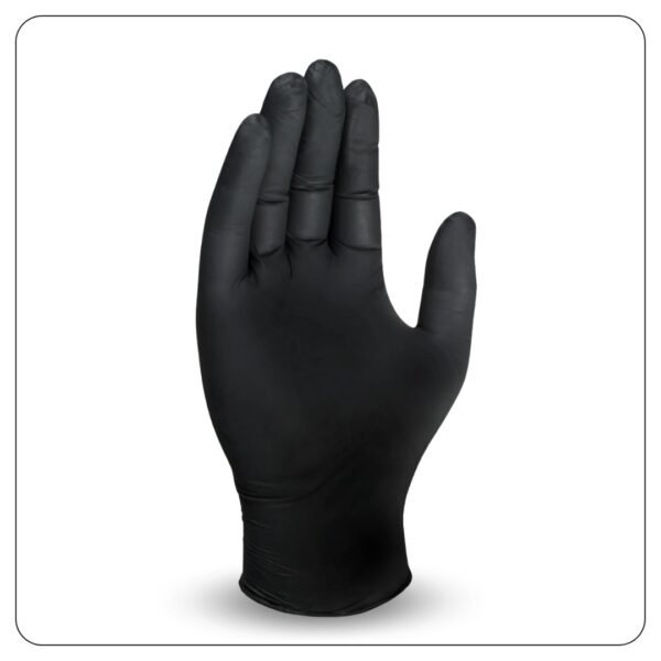 Black Nitrile Industrial Gloves Powder Free Size S - Image 3