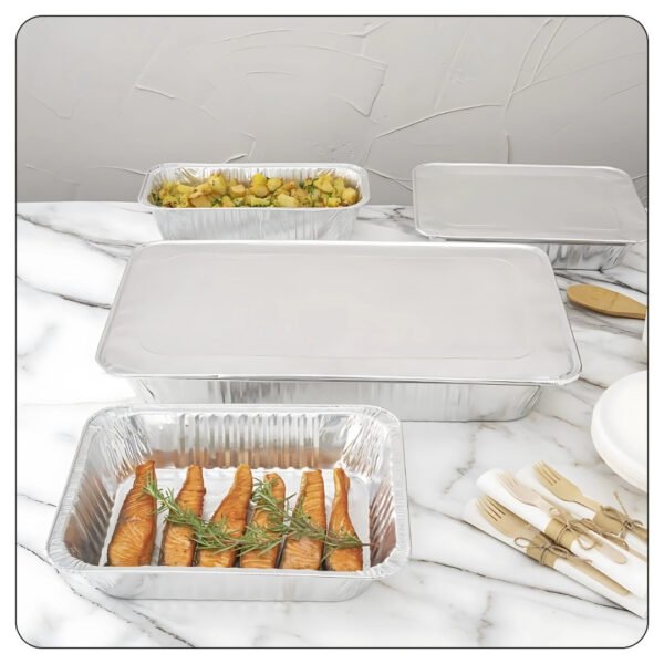 Foil Steam Table Pan Lid Full Size - Image 4