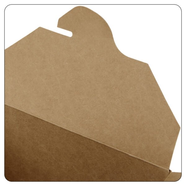 26 Oz. Kraft Microwavable Paper Take-Out Container - Image 3