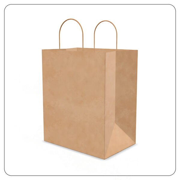 Premium Natural Kraft Bags 10x5x13-B